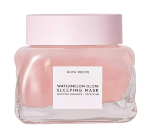 Shine Formula Smaller than expected Watermelon Resting Cover - Hydrating, Pore Refining Overnight Confront Cover with AHAs, Hyaluronic Corrosive + Pumpkin Seed Extricate - Anti-Aging Gel Cover for Delicate, Gleaming Skin