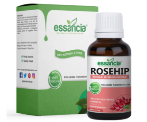 Essancia Rosehip Oil For Confront Gleam, Hair Development, Skin break out, Skin Care, Solid Nails, Wrinkles, Lips, brilliant& Skin. Unadulterated Cold Squeezed Carrier Oil (30ml)