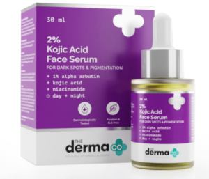 The Derma Co 2% Kojic Corrosive Confront Serum With 1% Alpha Arbutin & Niacinamide For Dull Spots & Pigmentation, 30ml