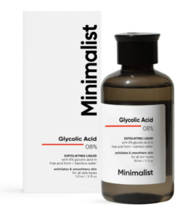 Moderate 8% Glycolic Corrosive Toner For Shining Skin | Multi-functional Exfoliating Toner With Bamboo Water for Body, Confront, Underarms & Scalp | For Ladies & Men | 150 ml