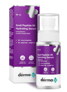 Peptide 96 Hydrating Serum with Niacinamide & Peptide Complex for Smooth & Moisturized Skin | Snail Mucin Serum gloomy| Skin & Fine Lines, Korean Skincare - 80 ml