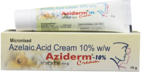 Aziderm Cream 10% Pack of 1 pc 15 gm