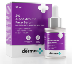 The Derma Co 2% Alpha Arbutin Confront Serum For Dim Spots & Uneven Skin Tone, 30ml (Dermaco)