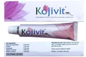 B071F5W4PL Kojivit Gel Kojic Corrosive Skin Helping, Hypomelanotic Skin Pigmentation, 15g