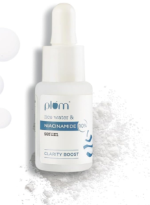 Plum 10% Niacinamide Serum For Confront with Rice Water And Vitamin B3 For All Skin Sorts