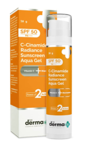 The Derma Co C-Cinamide Sunscreen For All Skin Sorts Spf 50 Water Gel