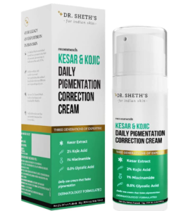 Dr. Sheth's Kesar&2% Kojic Acid Daily Pigmentation Correction Face Cream