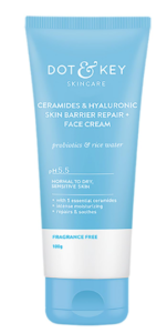 Speck & Key Ceramides Moisturizer with Hyaluronic for Strongly Moisturizing and Skin Reinforcing | With Probiotic & Rice Water I Boundary Repair Cream | For Dry Skin, Typical Skin & Delicate Skin