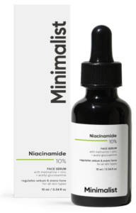 Minimalist 10% Niacinamide Face Serum for Skin break out Control & Oil Adjusting with Zinc