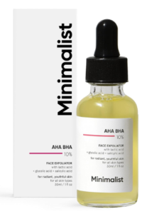 Minimalist 10% AHA BHA Exfoliating Serum For Fledglings