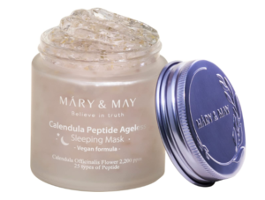 Mary&May Veggie lover Calendula Peptide Imperishable Resting Veil 110g, Profound Hydration, Calendula petals