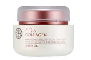 The Confront Shop Pomegranate & Collagen Confront Cream With 10% Marine Collagen & Pomegranate Extricates | Day & Night Cream to smooth wrinkles & grant strongly moisturization | Reasonable For All Skin Sort