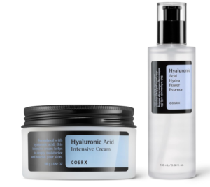 COSRX Skin Flooding Schedule- Hyaluronic Corrosive Cream + Quintessence, Rice Moisturizing Cream and Quintessence to Hydrate Delicate & Dry Skin, For All Skin Sorts, Korean Skincare