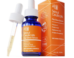 Seoul Ceuticals Korean Skin Care - 20% Vitamin C Hyaluronic Corrosive Serum + CE Ferulic Corrosive Gives Powerful Against Maturing, Against Wrinkle Korean Excellence