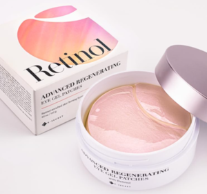 KSECRET Progressed Recovering Eye Gel Patches with RETINOL - Beneath Eye Veils for Anti-Wrinkles, Anti-Aging, Dull Circles, Puffiness