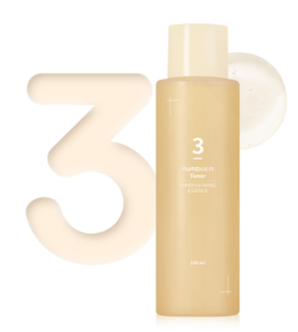 numbuzin No.3 Super Shining Pith Toner | Matured Fixings, Niacinamide, Galactomyces, glowy skin brilliance | Korean Skin Care for Confront
