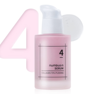 numbuzin No.4 Collagen 73% Pudding Serum | Wrinkle Care, Maturing Gloomy Skin, Brightening, Elastin, Hyaluronic Corrosive, Niacinamide | Korean Skin Care for Confront