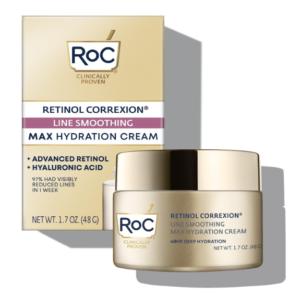 RoC Retinol Correxion Max Every day Hydration Anti-Aging Crme for 24-Hour Profound Hydration, Progressed Anti-Wrinkle Moisturizer Made with Retinol & Hyaluronic Corrosive