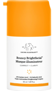 Drunk Elephant Bouncy Brightfacial Leave-On Confront Cover with Azelaic Corrosive and Salicylic Corrosive to Adjust and Clarify Skin