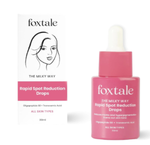 Foxtale 3% Tranexamic Corrosive & Peptide Serum for Pigmentation, Helps Dim Spots and Patches, For Shinning, Indeed Skin Tone, Skin Brightening Properties, All Skin Sorts, Men and Ladies