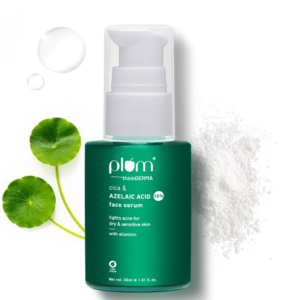 Plum 10% Azelaic Corrosive & Cica Confront Serum | Battles Skin break out | Calms Aggravation