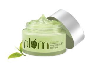 Plum Green Tea Reestablished Clarity Night Gel Moisturizer | With Glycolic Corrosive & Willow Bark | Battles Skin break out | Non-Greasy Overnight Hydration | Anti-Aging Oil-Free Gel Moisturizer