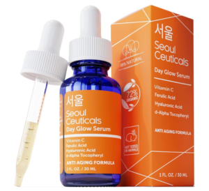 Seoul Ceuticals Korean Skin Care - 20% Vitamin C Hyaluronic Corrosive Serum + CE Ferulic Corrosive Gives Strong Hostile to Maturing, Hostile to Wrinkle Korean Magnificence