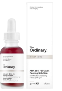 THE Ordinary AHA 30% + BHA 2% PEELING Arrangement