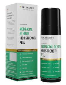 Dr. Sheth's Exfoliating Medifacial @ Domestic Tall Quality Peel | AHA BHA Peeling Arrangement for Glowing, Even-Toned Skin