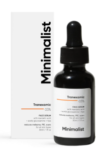 minimalist 3% Tranexamic Corrosive Confront Serum for Melasma, Pigmentation, Erythema & Skin break out Scars | Confront Serum with HPA to Expel Melasma & Post Provocative Hyperpigmentation or Erythema