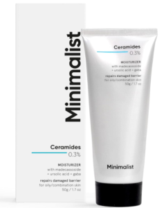 Minimalist 0.3% Ceramide Moisturizing Gel Cream For Boundary Repair | Oil-free Repairing Confront Moisturizer For Sleek Skin