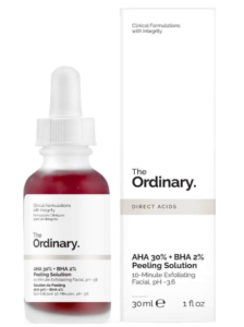 THE Ordinary AHA 30% + BHA 2% PEELING Arrangement