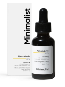 Moderate 2% Alpha Arbutin Serum for Pigmentation & Dull Spots Expulsion | Anti-pigmentation Confront Serum For Men & Ladies with Hyaluronic Corrosive to Evacuate Flaws, Skin break out Marks & Tanning