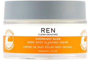 REN Clean Skincare Dim Spot Evacuation Overnight Cream - Demonstrated to Decrease Hyperpigmentation with Common Green growth and Phytoglycogen - Remorselessness Free & Vegetarian Hydrating Facial Moisturizer