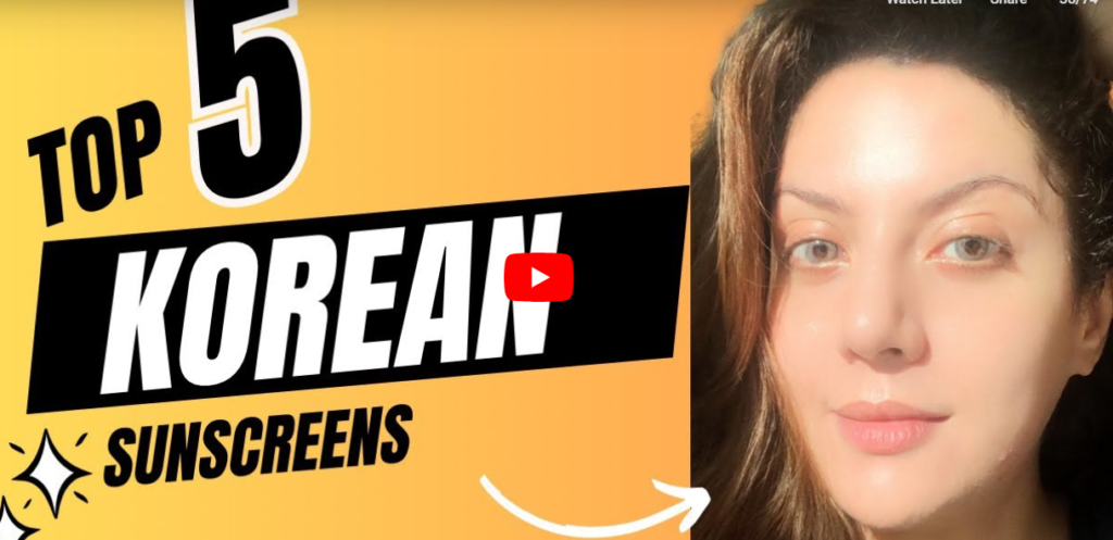 Korean Sunscreens